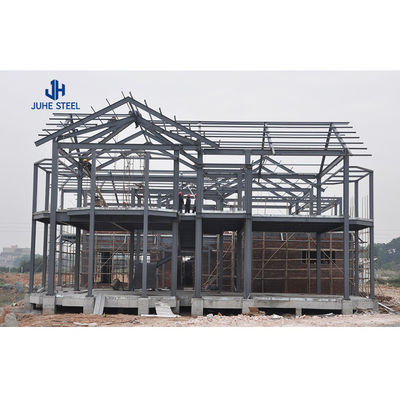 Q235Q345 Stahlkonstruktion Fertighaus mit schneller Installation und kohlenstoffarmem Material