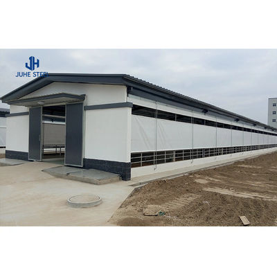 angepasste Farbstahl-Metallrahmenstruktur für Designviehzucht Schweinehalle
