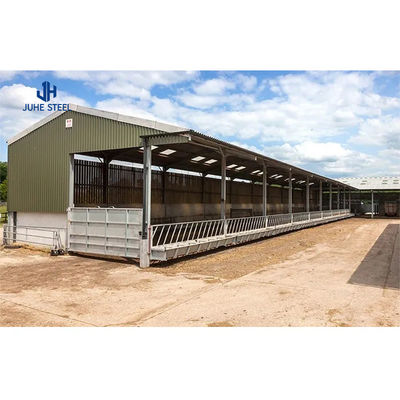 angepasste Farbstahl-Metallrahmenstruktur für Designviehzucht Schweinehalle