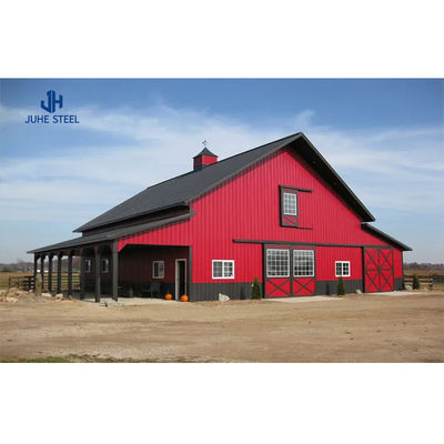 Solid H-Shape Steel Beam Livestock Shelter für lebende Rinder und Ziegen