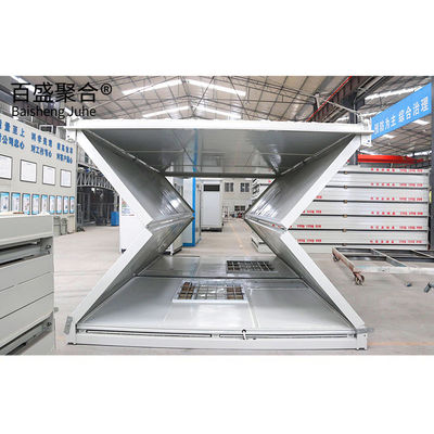 Gewerbliche vorgefertigte verstärkte mobile Lagerhäuser Flat Pack Container Homes Q235 Q235B Q355 Q355B