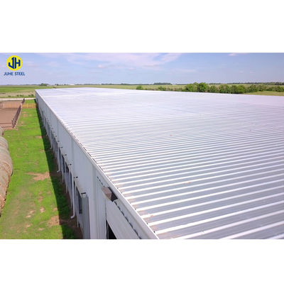 Heavy-Duty Livestock Shed Design Prefab Steel Cow Horse Stable für die Effizienz der Werkstatt