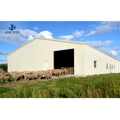 Heavy-Duty Livestock Shed Design Prefab Steel Cow Horse Stable für die Effizienz der Werkstatt