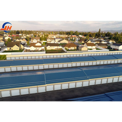 Toleranz ± 1% ASTM-Standard 15*30*3 Stahlkonstruktion Lager für gewerbliche Gebäude