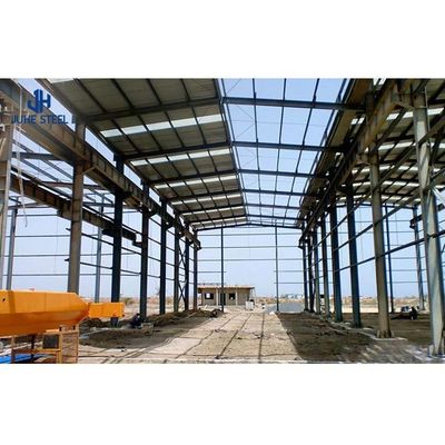 Q235B Aluminiumlegierte Fenster praktische Stahlkonstruktion Gebäude Langstreckengitterstruktur