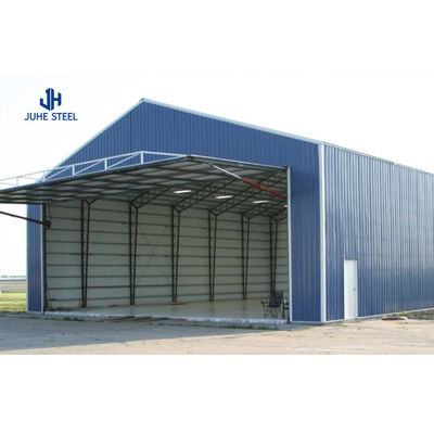 Prefabrizierte Stahlkonstruktion Flugzeughangar mit ISO9001 2008/CE/BV Zertifikat