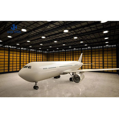 Prefabrizierte Stahlkonstruktion Flugzeughangar mit ISO9001 2008/CE/BV Zertifikat