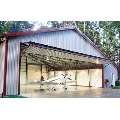 Prefabrizierte Stahlkonstruktion Flugzeughangar mit ISO9001 2008/CE/BV Zertifikat