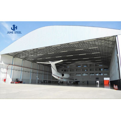 Prefabrizierte Stahlkonstruktion Flugzeughangar mit ISO9001 2008/CE/BV Zertifikat