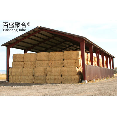 Leichte Stahlkonstruktion Milchfarm Kuhschuppen mit Q235/Q345B Qualität und einfache Installation