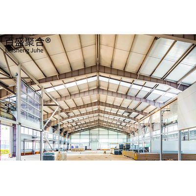 Hochfeuerbeständige Stahlkonstruktion Hangar-Werkstätte Vorgefertigter Bau-Rahmen-Saal Schule für Landwirtschaft Lagerhaus