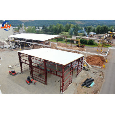 Hochfeuerbeständige Stahlkonstruktion Hangar-Werkstätte Vorgefertigter Bau-Rahmen-Saal Schule für Landwirtschaft Lagerhaus