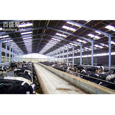 Hot Galvanizing Stahl Schweinehaus und Viehzucht / Kuh / Schafställe Stahl Geflügelstall Baumrahmen