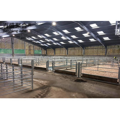 Hot Galvanizing Stahl Schweinehaus und Viehzucht / Kuh / Schafställe Stahl Geflügelstall Baumrahmen