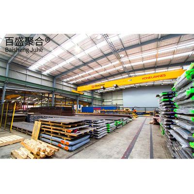 Großflächiges Stahlkonstruktionsgebäude für Hebei Shandong Prefab-Baustelle