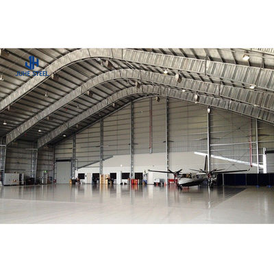 Gemalte Stahlkonstruktion Flugzeughangar Schuppen Raumrahmen Flugzeughangar Dach