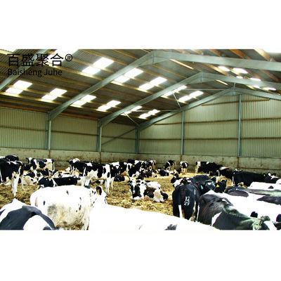 Q345 Q235 Leichte Stahlkonstruktion für Ziegenzucht und Kuhviehbau