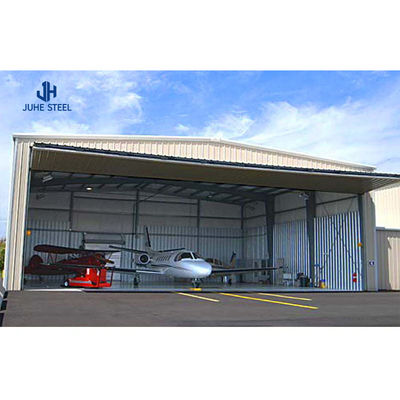 Windbeständige Gebäude Massiv-H-förmige Stahlbalken-Hauptrahmen für persönliche Jet-Hangar