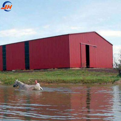 Stahlkonstruktionsbau Bau Hühnerhaus für Ziegenunterkunft Geflügelfarm