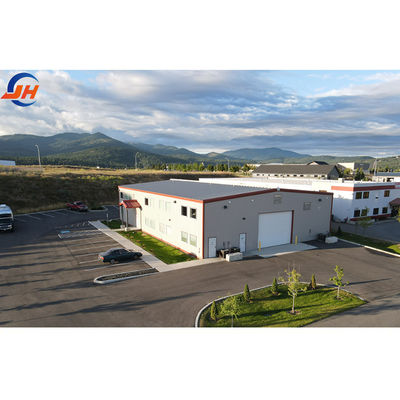 Q235B/Q345B Stahlkonstruktion in modularen Industrielagern für vorgefertigte Lagerhallen