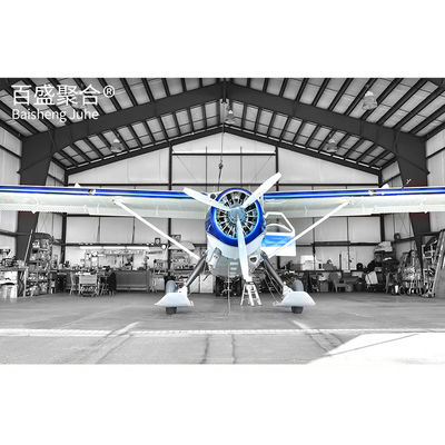 Painted Steel Aircraft Hangar mit vorgefertigter Struktur und C.Z. Shape Steel Channel