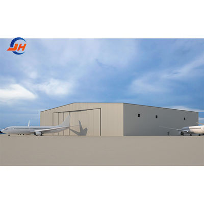Painted Steel Aircraft Hangar mit vorgefertigter Struktur und C.Z. Shape Steel Channel
