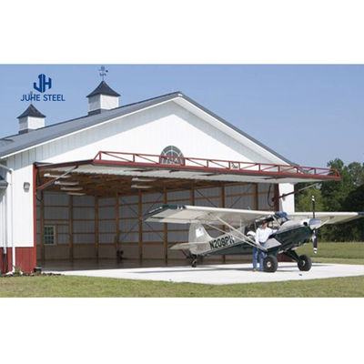 Malaysia Edelstahl-Hangar-Konstruktion mit einem festen H-förmigen Stahlbalken-Hauptrahmen