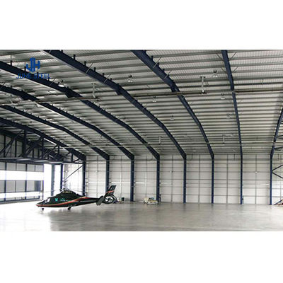 Malaysia Edelstahl-Hangar-Konstruktion mit einem festen H-förmigen Stahlbalken-Hauptrahmen