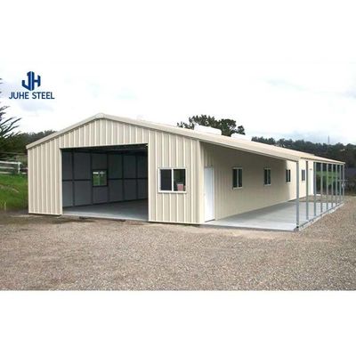 Niedrigkohlenstoffstahl Einfach zu montieren Metall Carports Schuppen Dachdesign Struktural Stahl Garage