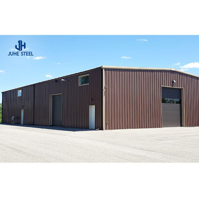 Niedrigkohlenstoffstahl Einfach zu montieren Metall Carports Schuppen Dachdesign Struktural Stahl Garage