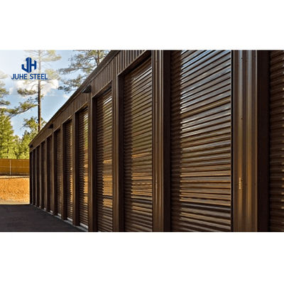 Niedrigkohlenstoffstahl Einfach zu montieren Metall Carports Schuppen Dachdesign Struktural Stahl Garage