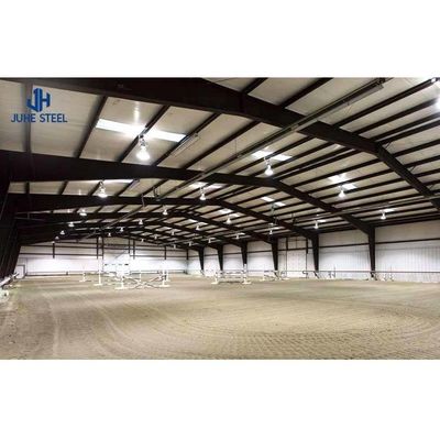 Steel Structure Workshop Customized Shed mit langem Dachbalken und galvanisiertem Rahmen