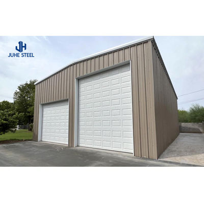 Metallkonstruktion 2 Garage-Schutz für den Außenbereich Stahlkonstruktion Stahlrahmen Werkstatt