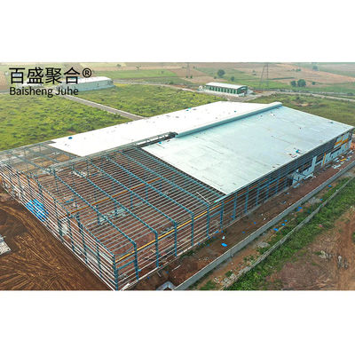 Prefab Metallraumrahmen Q235 Q355B Qualität Maßgeschneiderte Stahlstruktur Werkstätten Fabriken