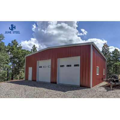 Portable Shelter Vorgefertigte Metall-Auto-Kanopie Garage mit soliden H-förmigen Stahlbalken