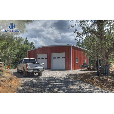 Portable Shelter Vorgefertigte Metall-Auto-Kanopie Garage mit soliden H-förmigen Stahlbalken