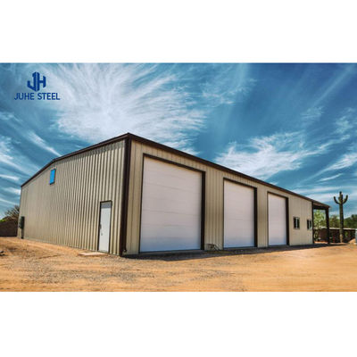 Portable Shelter Vorgefertigte Metall-Auto-Kanopie Garage mit soliden H-förmigen Stahlbalken