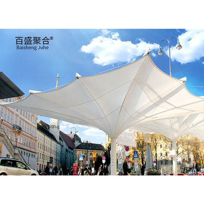 Sonnenschirm Parkplatz Zugmembranstruktur mit PTFE-Beschichtung