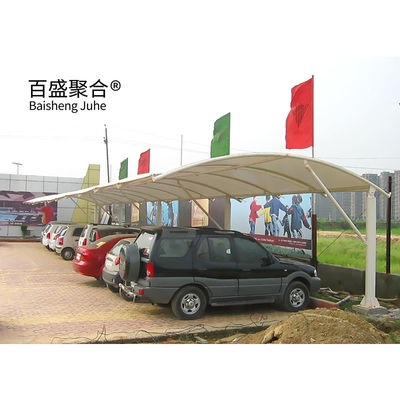 Stahlrahmen Parkzelt Autoschuppen Dachbau Membranstruktur Architektur Carport