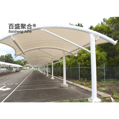 Stahlrahmen Parkzelt Autoschuppen Dachbau Membranstruktur Architektur Carport