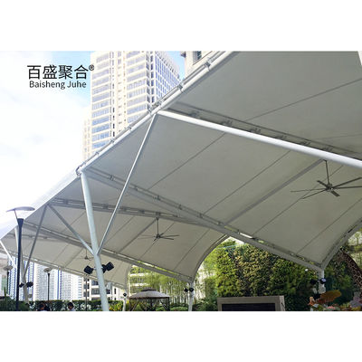 PVC PVDF PTFE Car Sun Shade Carport Sonnenschirm Membran für den Außenbereich