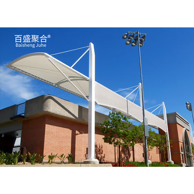 PVC PVDF PTFE Car Sun Shade Carport Sonnenschirm Membran für den Außenbereich