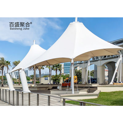 PVC PVDF PTFE Car Sun Shade Carport Sonnenschirm Membran für den Außenbereich
