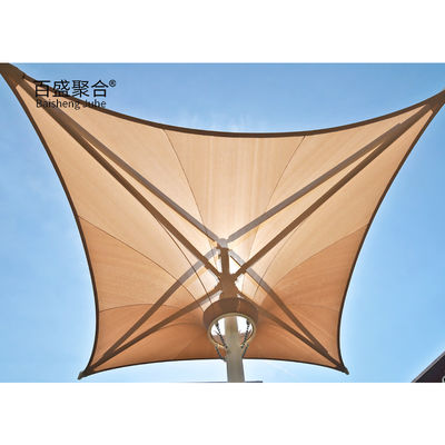 Gewebe 11150g Dehnungsmembran Schatten Strukturen mit Kohlenstoff Struktur Stahlrahmen