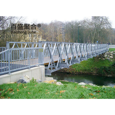 Metall-Fußgängerbrücke Stahl-Fußgängerbrücke für Einzelspur Breite 4,2 m