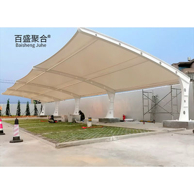 Außenregengehäuse Carport Membranstruktur Aluminium Parkplatz Zelt für die Party