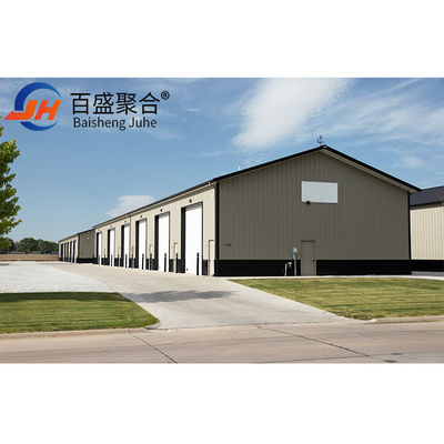 Verkauf Light Steel Structure Frame Prefabricated Building Metal Garage mit ± 1% Toleranz