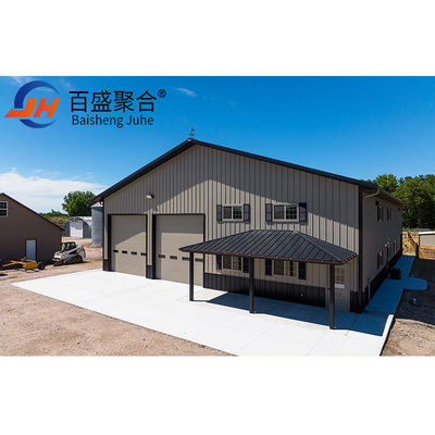 Individuell gestaltete Stahlkonstruktion Garage mit Fenstermalerei Standard ASTM