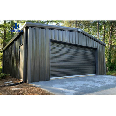 Individuell gestaltete Stahlkonstruktion Garage mit Fenstermalerei Standard ASTM