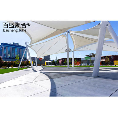 PTFE-Architekturgewebe Zeltschatten Schuppen Ziehmembranstruktur für Landschaft